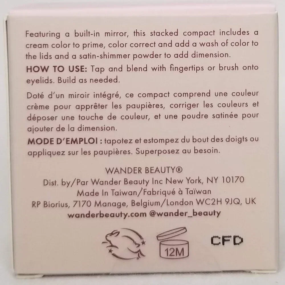 Wander Beauty - Double Date Eyeshadow Duo - Wink/Bae